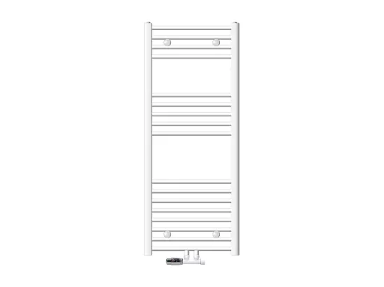 Radiateur Design Sahara Non Électrique, 500 x 1200 mm, Blanc, Connexion Central