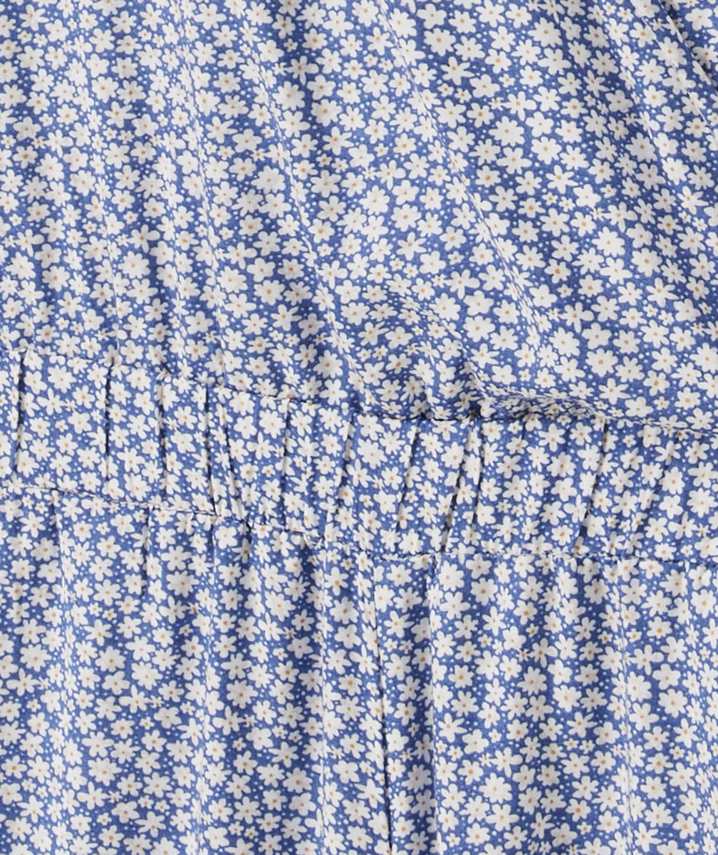 COMBINAISON FILLE EN VISCOSE RESPONSABLE IMPRIMÉE FLEURIE