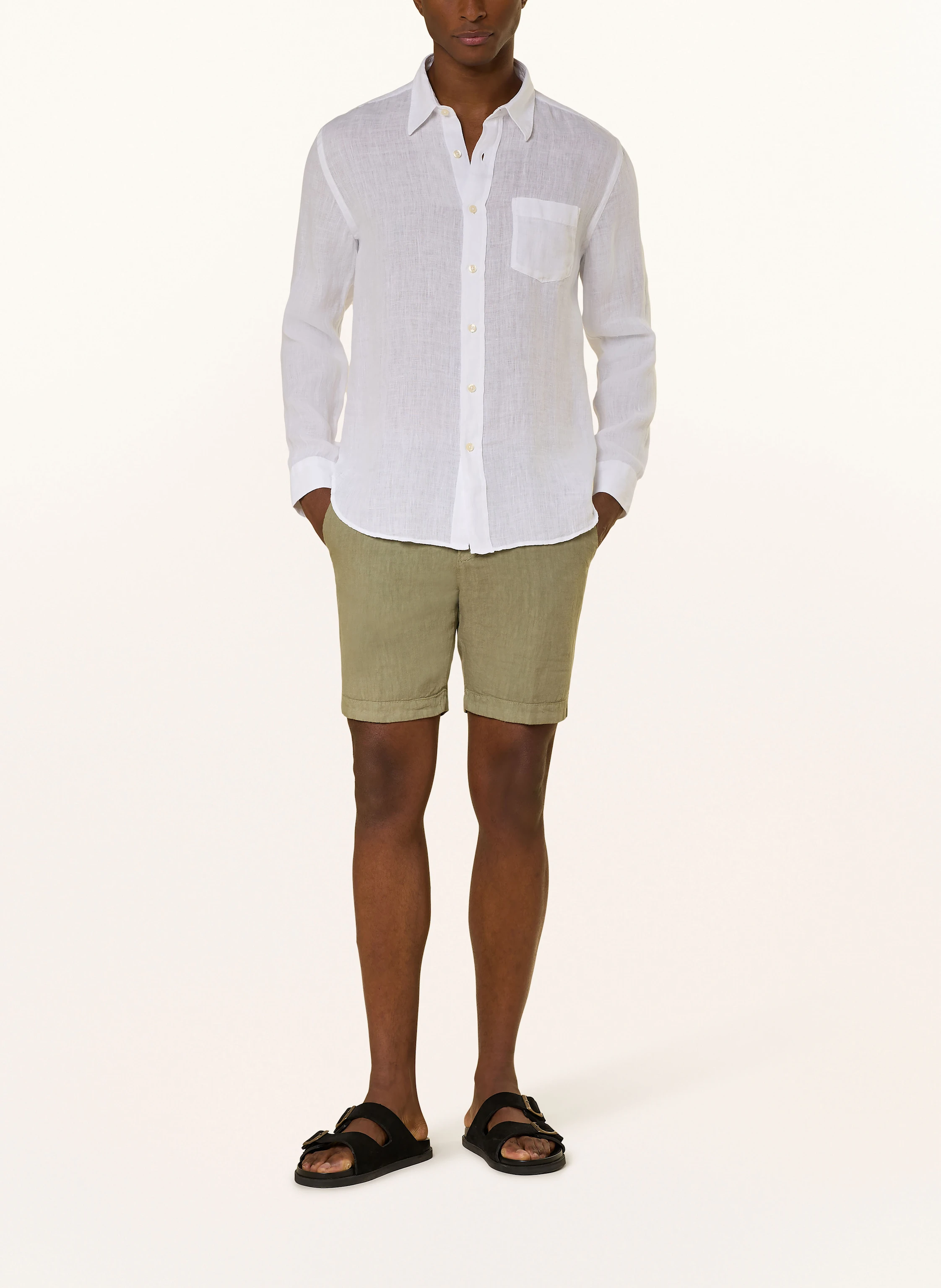 120%lino Leinenshorts