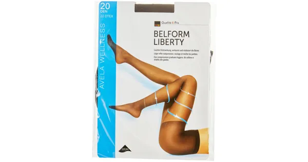 Avela Strumpfhose Belform Liberty Noir 10 - 10.5