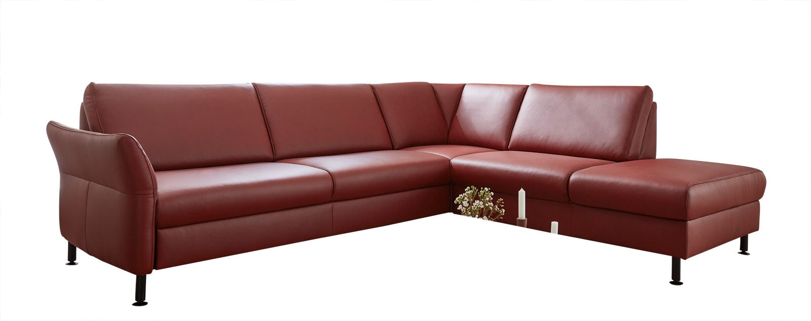 vito Ecksofa SPRING 289 x 230 cm barolorot