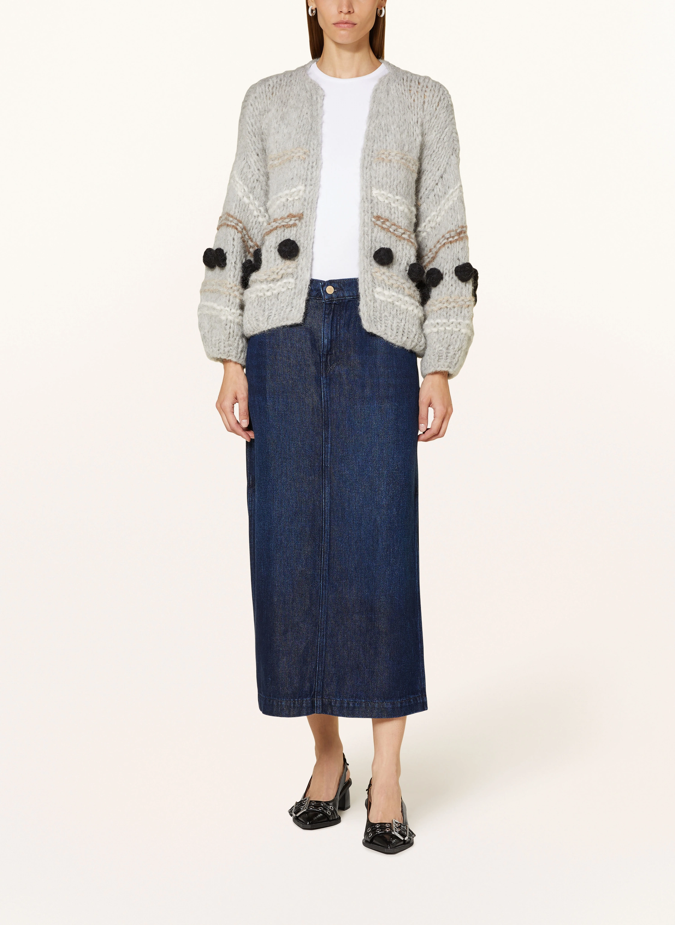 7 for all mankind Jeansrock MIDI SKIRT