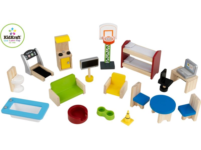 Kid Kraft Puppenhaus Everyday Heroes Holzspielset für Alltagshelden