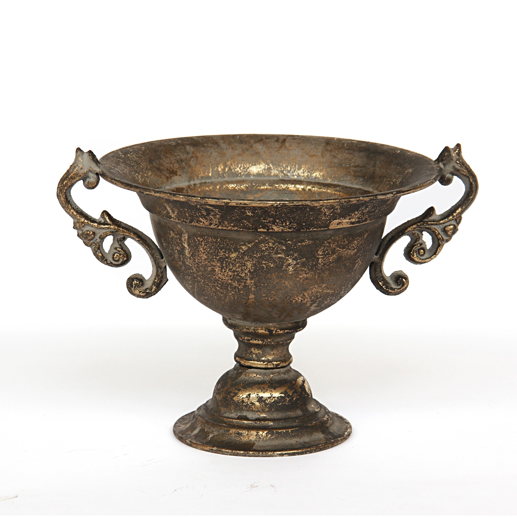 Pokal 'Medere', antik gold, B 24 cm, L 20 cm, H 17 cm von fischer's lagerhaus