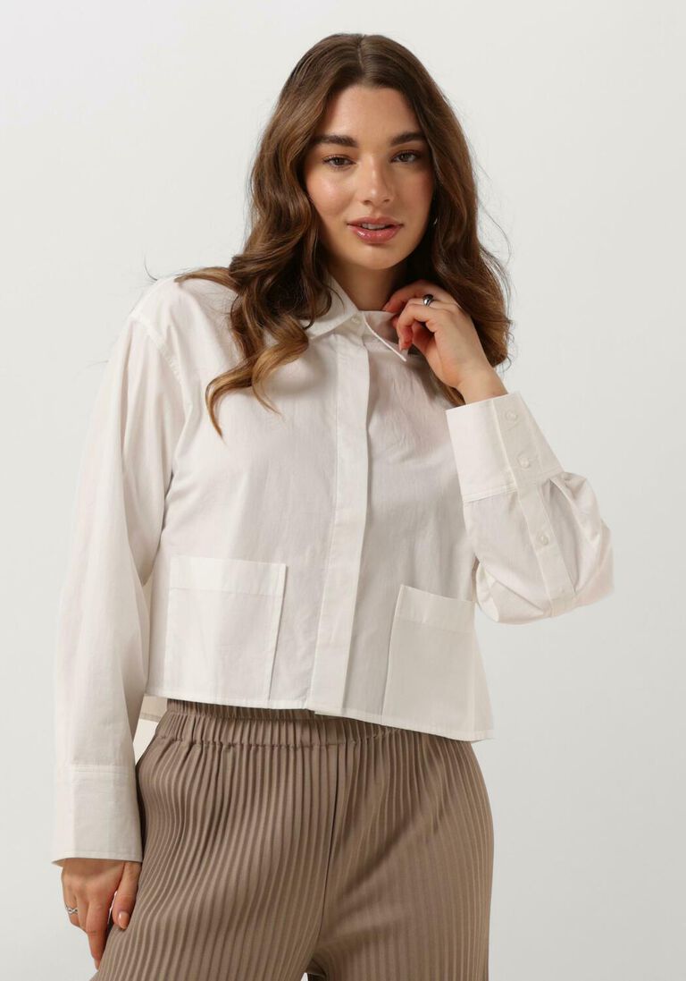 Y.A.S. witte y.a.s. blouse yaslee ls short shirt