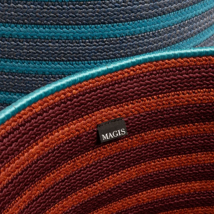 Magis - South Aufbewahrungskorb, Ø 40 x H 30 cm, rot / orange