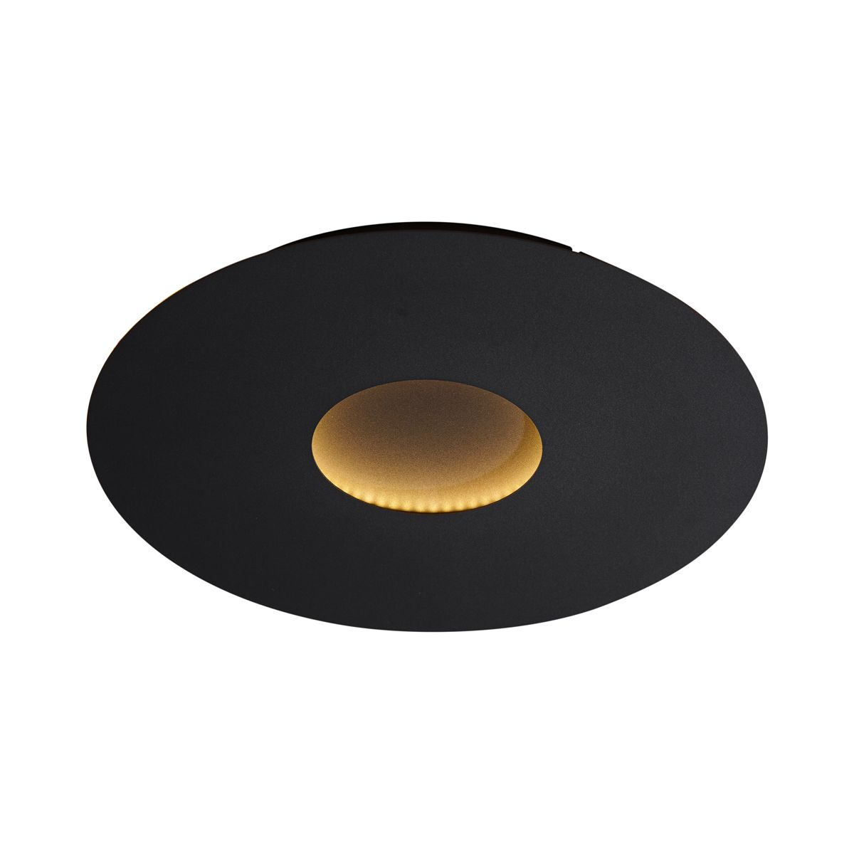 Moderne plafondlamp zwart 40cm incl. LED 3-staps dimbaar - Morning