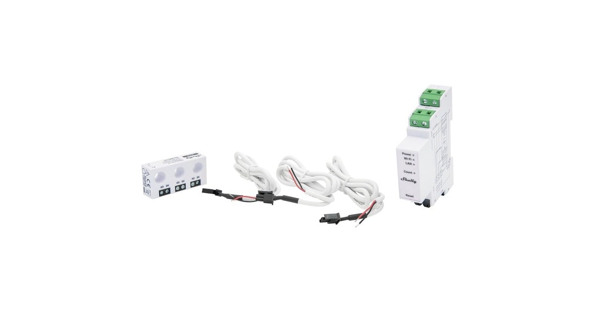 ShellyPro 3EM-3CT63 meetapparaat  (Wit)