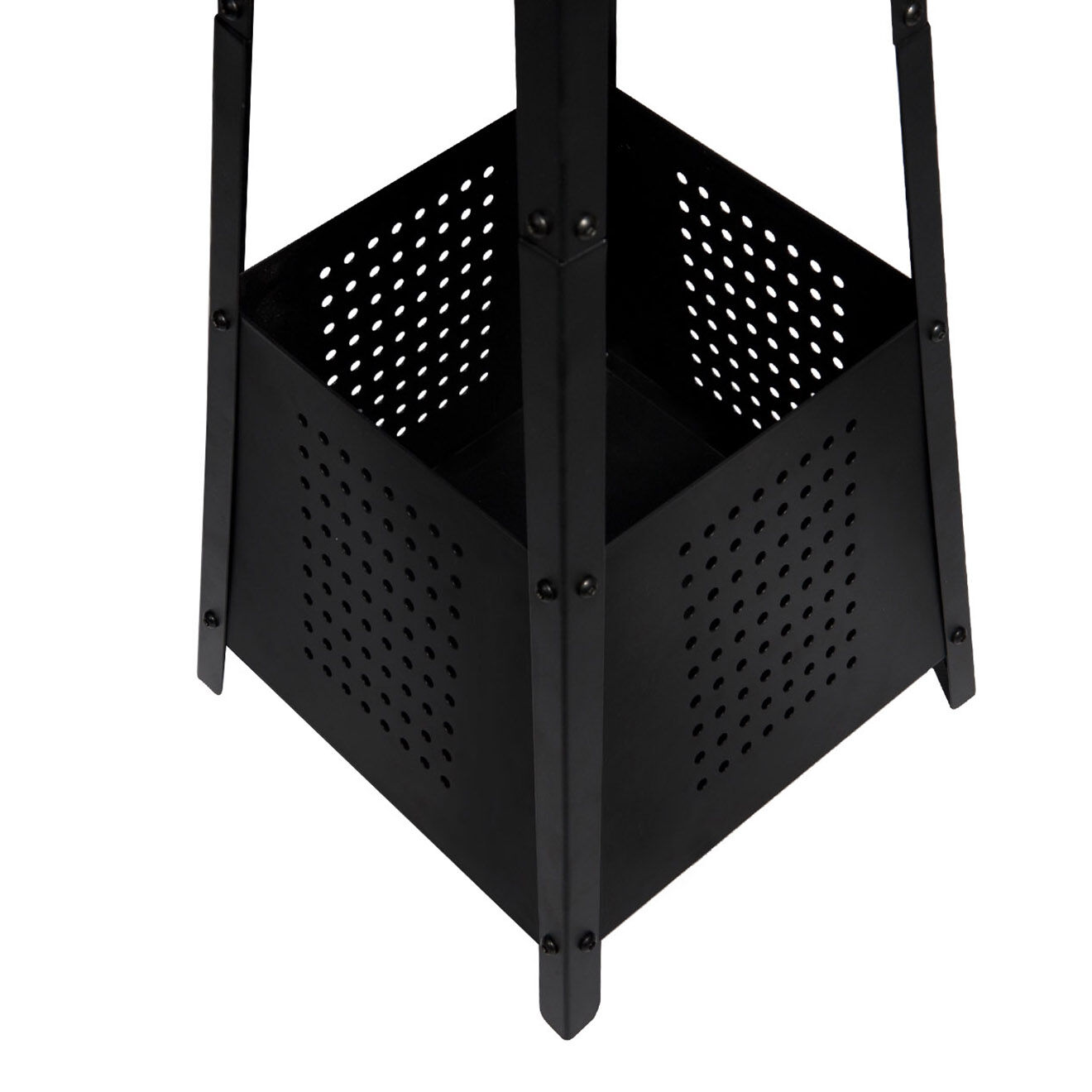 Pratik Garden Brasero Pyramide noir - 30x30x100 cm