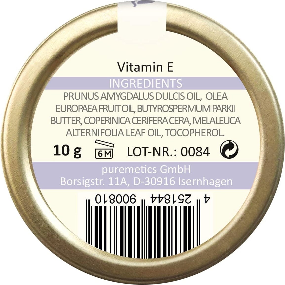 puremetics  SOS Balm Vitamin E, 10 ml