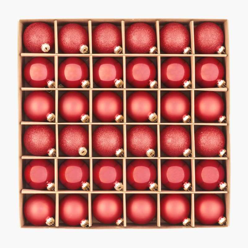 Juletrekule, 36-pakning, bronse