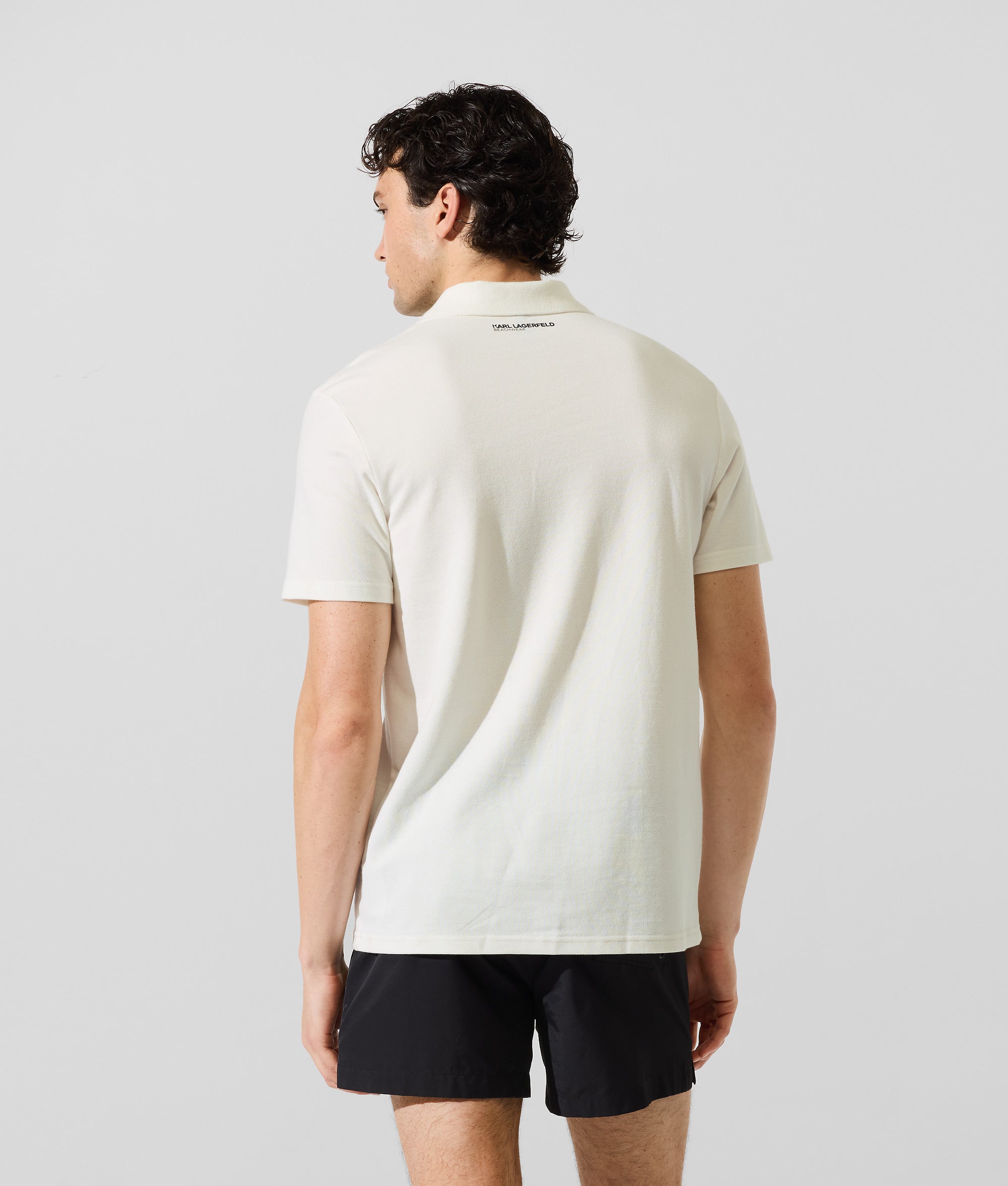 Monogram pin Polo shirt