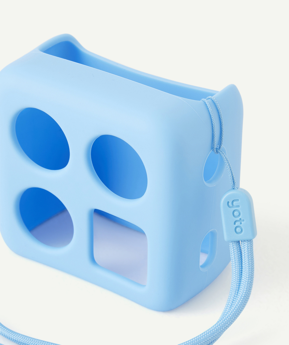 YOTOÉTUI EN SILICONE MINI ADVENTURE JACKET BLEU