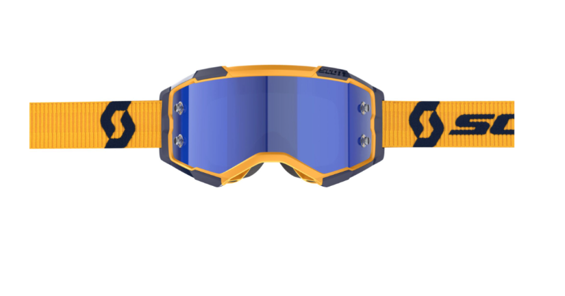 SCOTT Fury Goggles, Gul/Mørkeblå