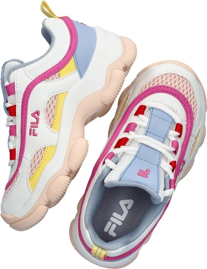 Fila Strada Dreamster Sneakers wit Imitatieleer Dames