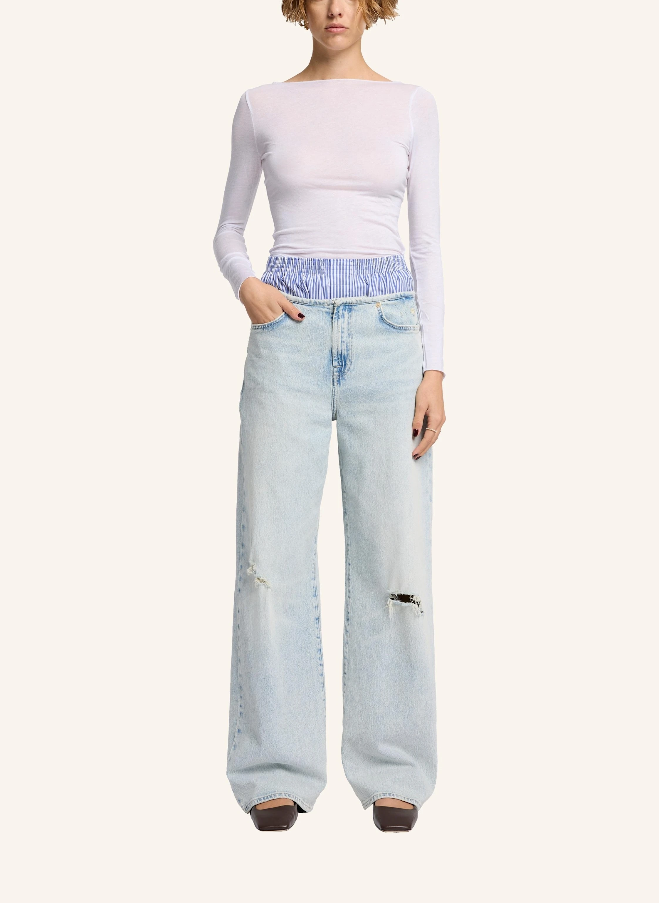 7 for all mankind Jeans LOW SLUNG WIDE LEG Wide leg Fit