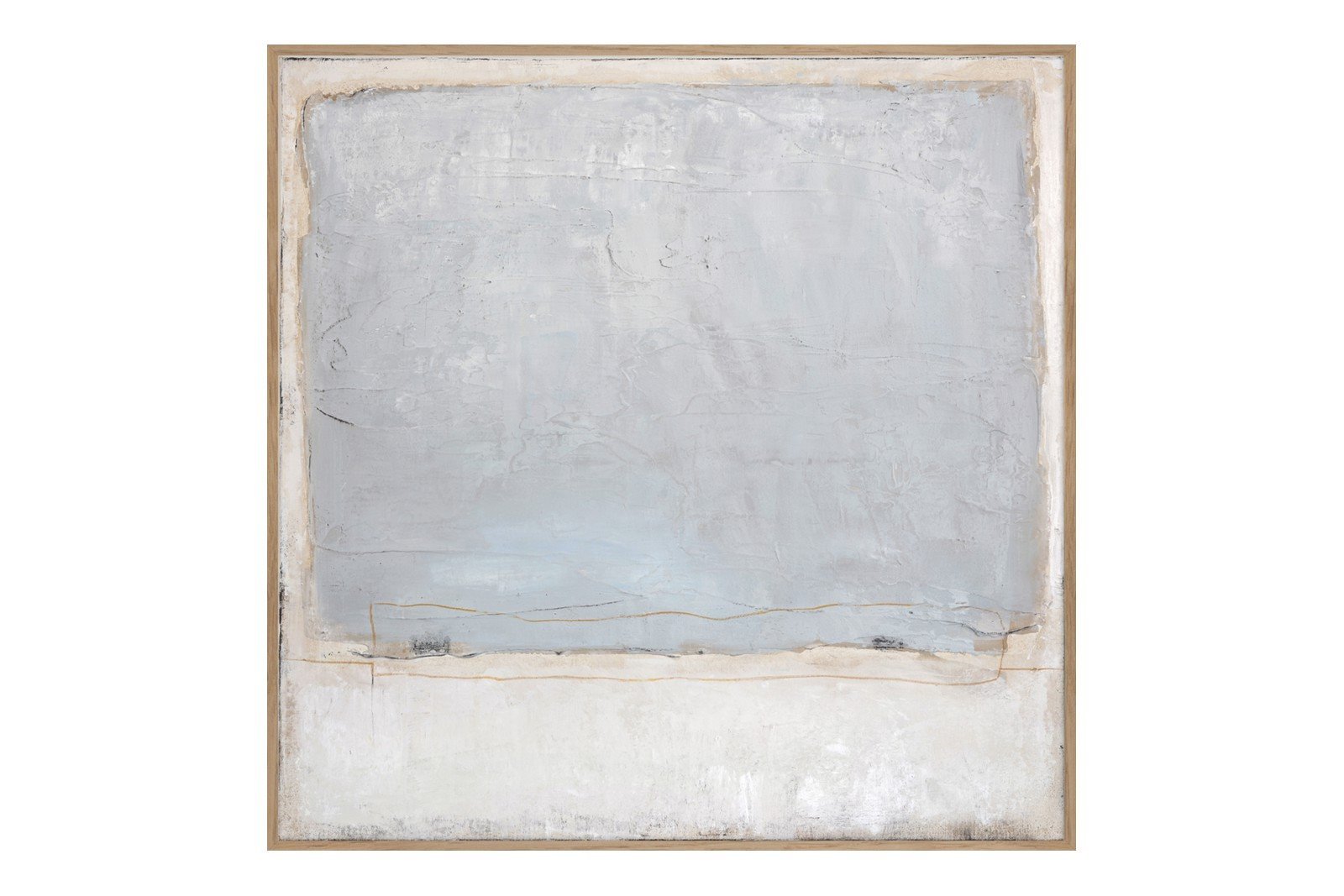 Blue Inside 100x100 cm Oak Frame