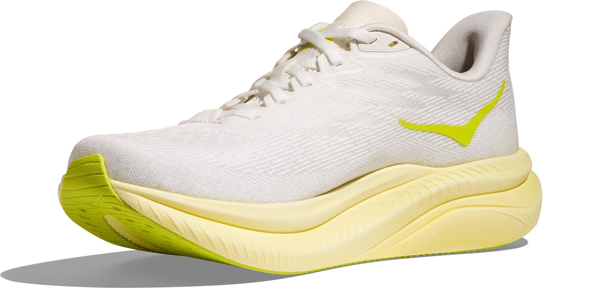 Mach 6 Dame WHN/White/Neon Hoka Citrus