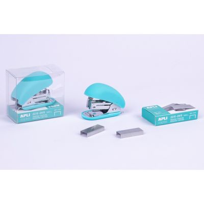 Apli Nordik - Agrafeuse 24/6 - bleu pastel