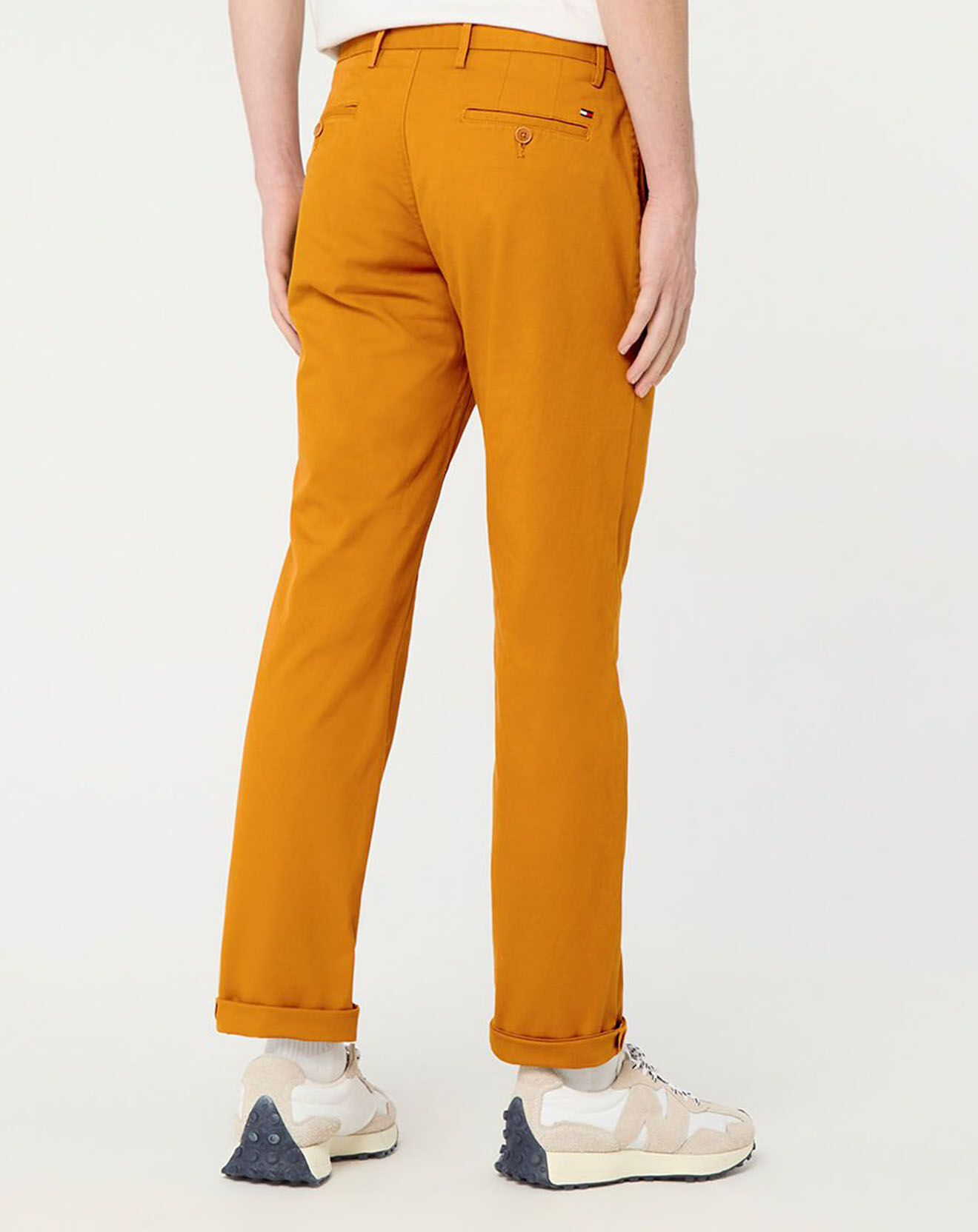 Tommy Hilfiger Pantalon chino Denton 1985 jaune moutarde