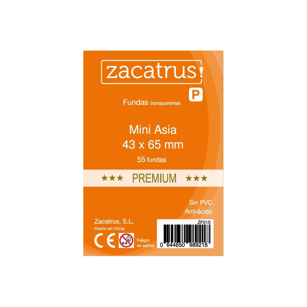 Protège-cartes Zacatrus Mini Asia Premium (43 mm X 65 mm)