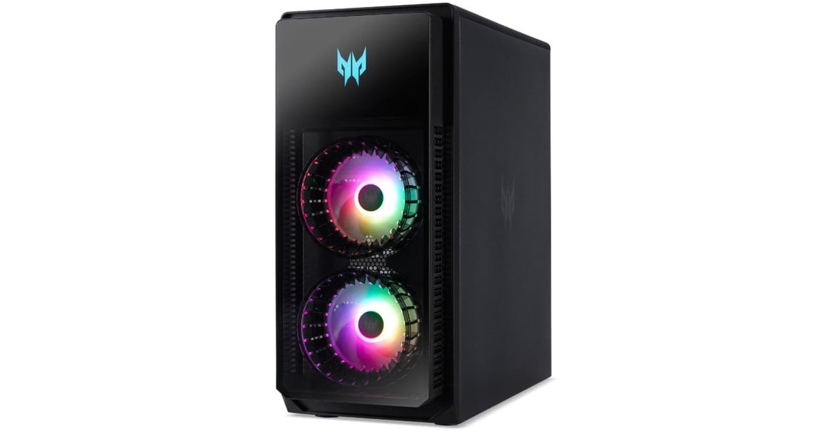 AcerPredator Orion 5000 655 I724362GS gaming pc  (Zwart | i7-14700F | RTX 4080 Super | 32 GB | 1 TB SSD, Tweedekans)