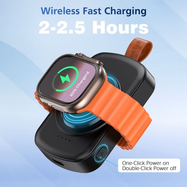 PowerBank For A Watch Series 1-3 42 4-6 SE 44 7-9 45 Ultra+2 49