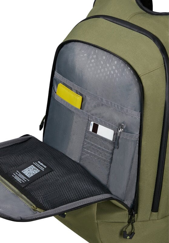 Samsonite Ecodiver Laptop Backpack L LTD Waxed Wasabi