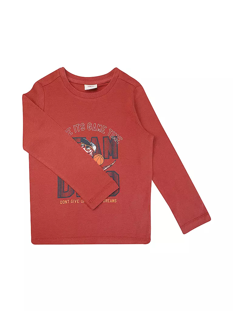 S.OLIVER Jungen Langarmshirt rot