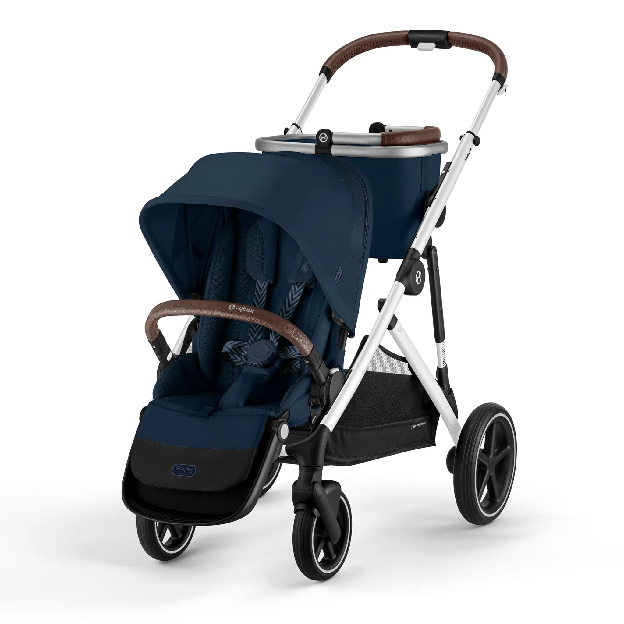 Cybex Poussette Gazelle S 2 + Siège d'Auto Aton G Swivel - Ocean Blue