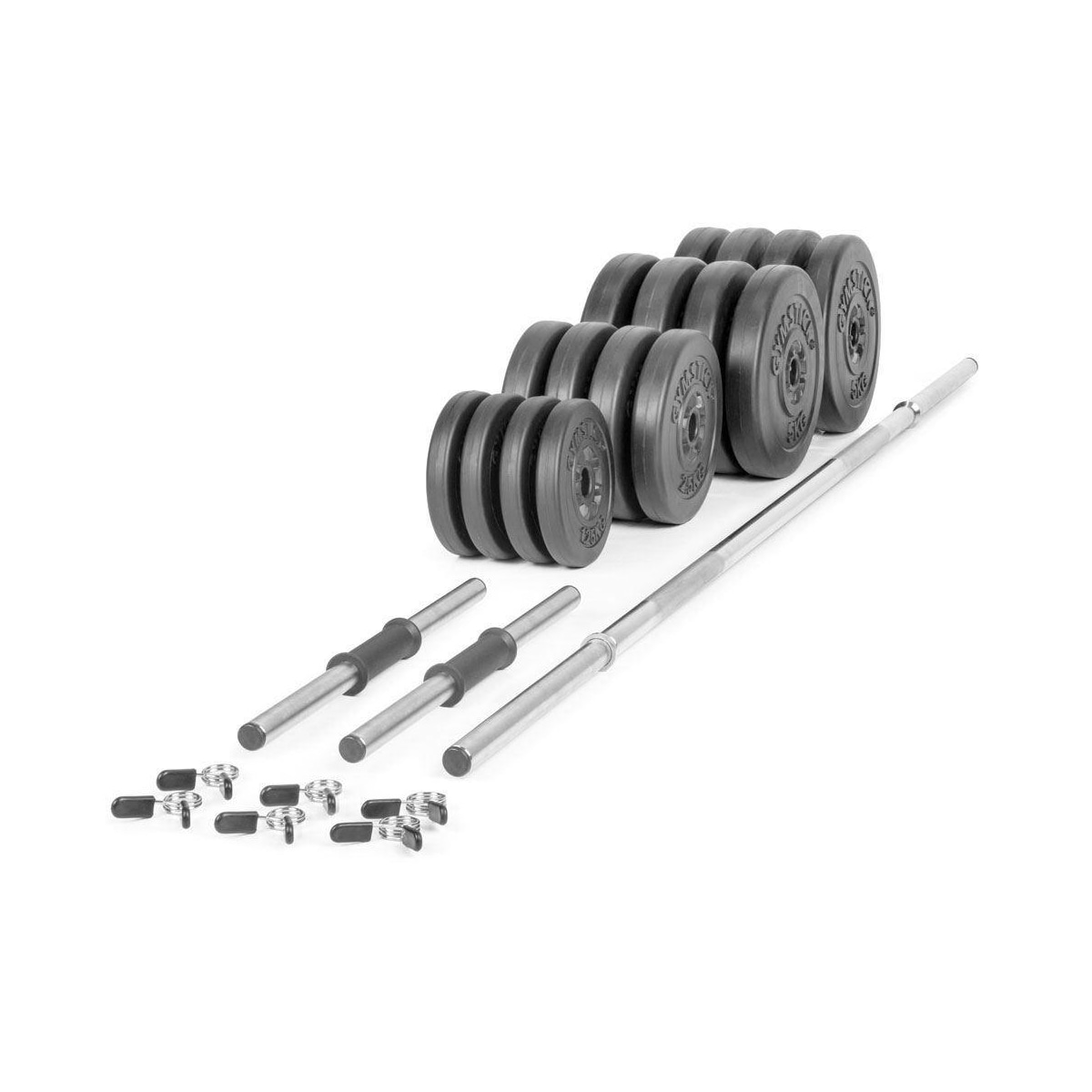 Gymstick Vinyl Barbell & Dumbbell Set 60 kg