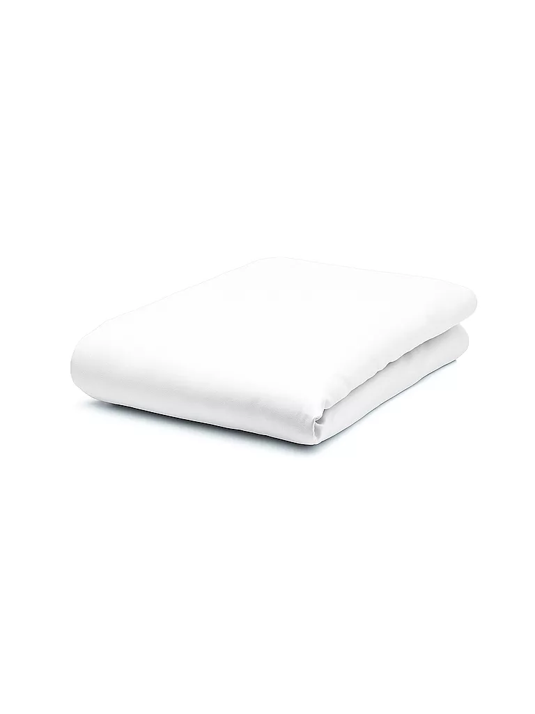 FLEURESSE Satin Spannleintuch Royal Uni 180x200cm Weiss weiss