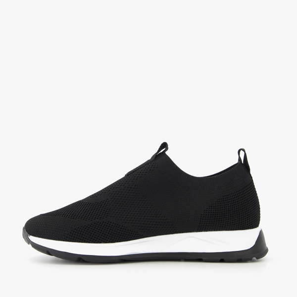 Hush Puppies heren sneakers zwart/wit
