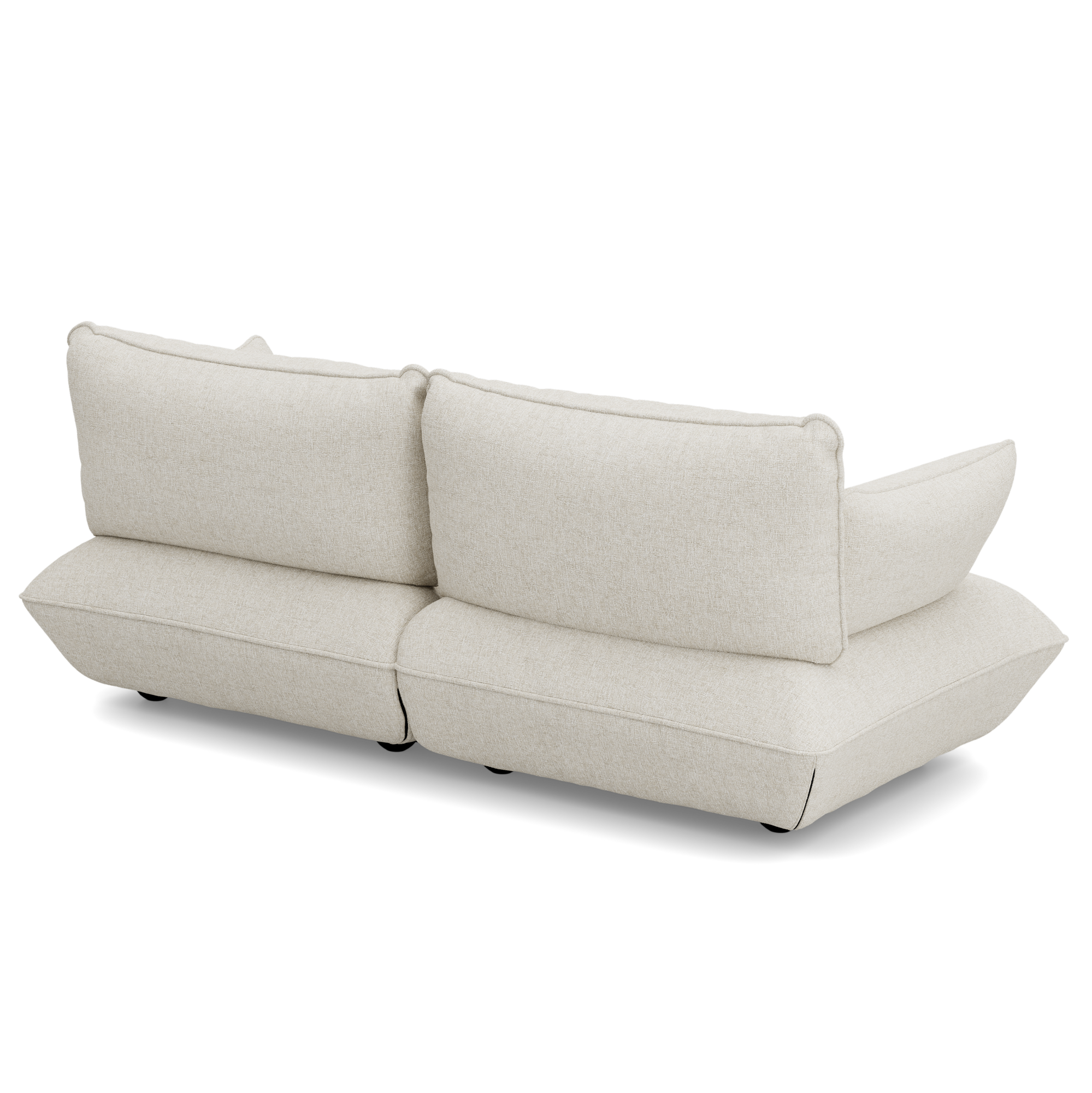 2-zitsbank Sumo boucle recycled beige