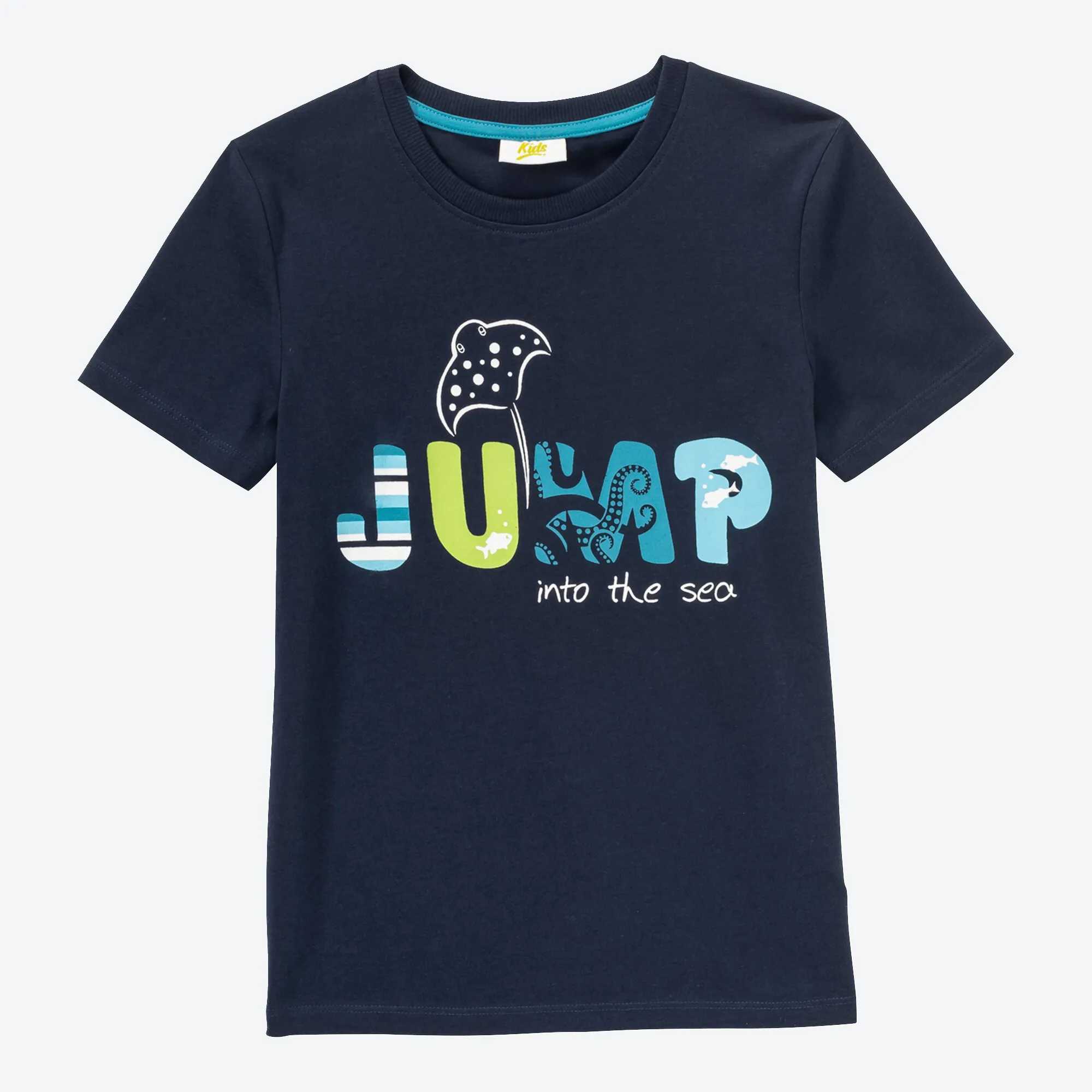 Kinder-Jungen-T-Shirt mit Frontaufdruck