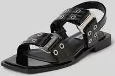Steve Madden Zwarte Patent Saria E Sandalen Schoenen