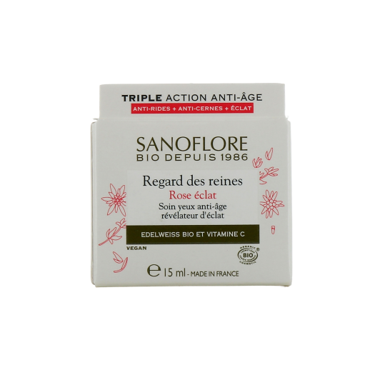 Sanoflore soin yeux Regard des reines - Triple action anti âge