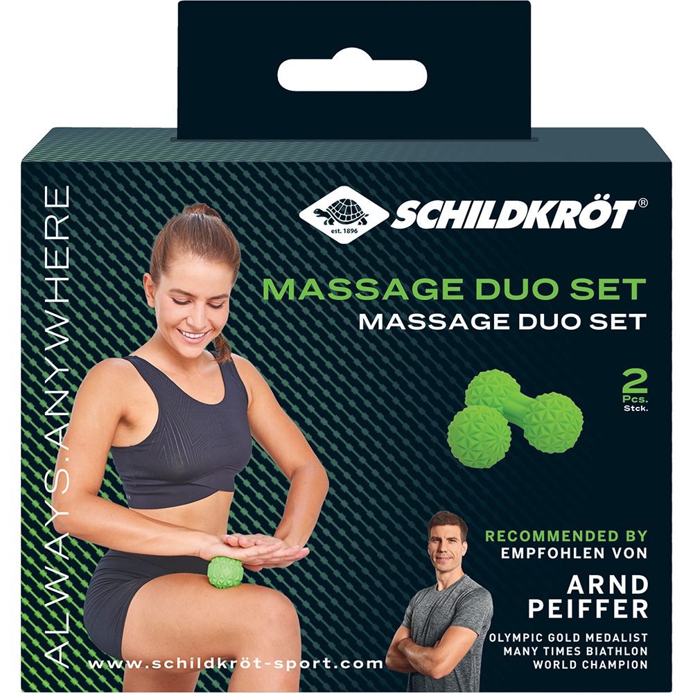 Schildkröt Fitness Massage Duo Set grün