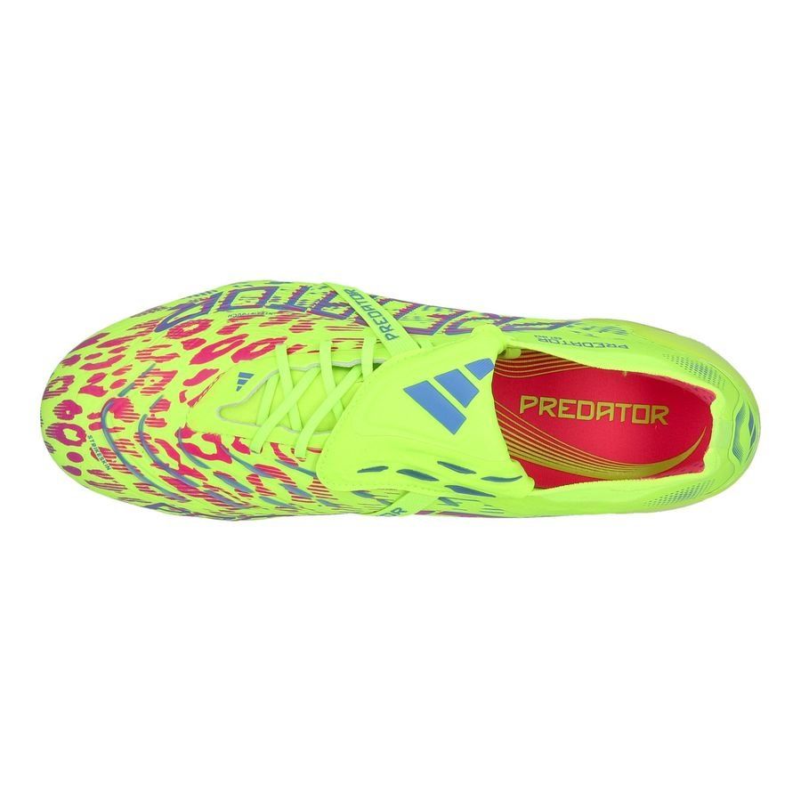 adidas Predator Elite Fold-over Tongue FG Mystic Victory - Lucid Lemon/Lucid Pink/Blue Fusion