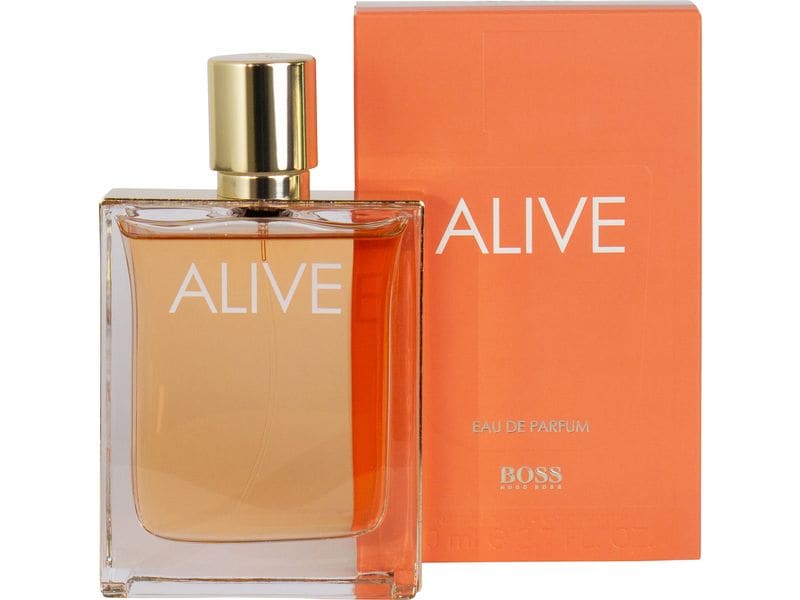 Hugo Boss Eau de Parfum Alive Woman 80 ml Holzig-fruchtiger Duft für Frauen, der positive Energie ausstrahlt