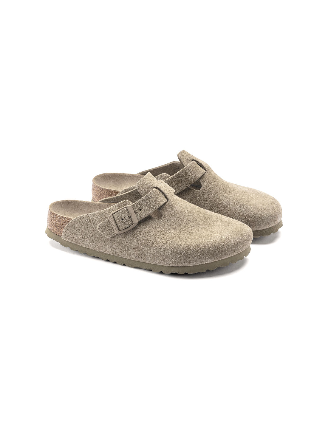 birkenstock Sabots mixte boston faded kaki