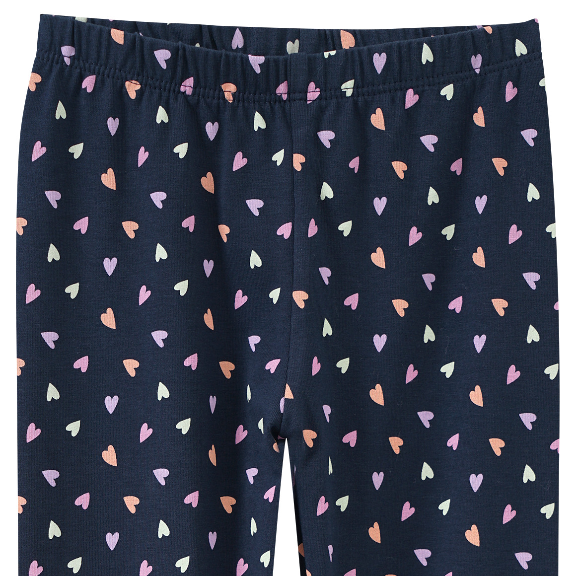 Topolino Mädchen Capri-Leggings mit Allover-Print grün / dunkelblau