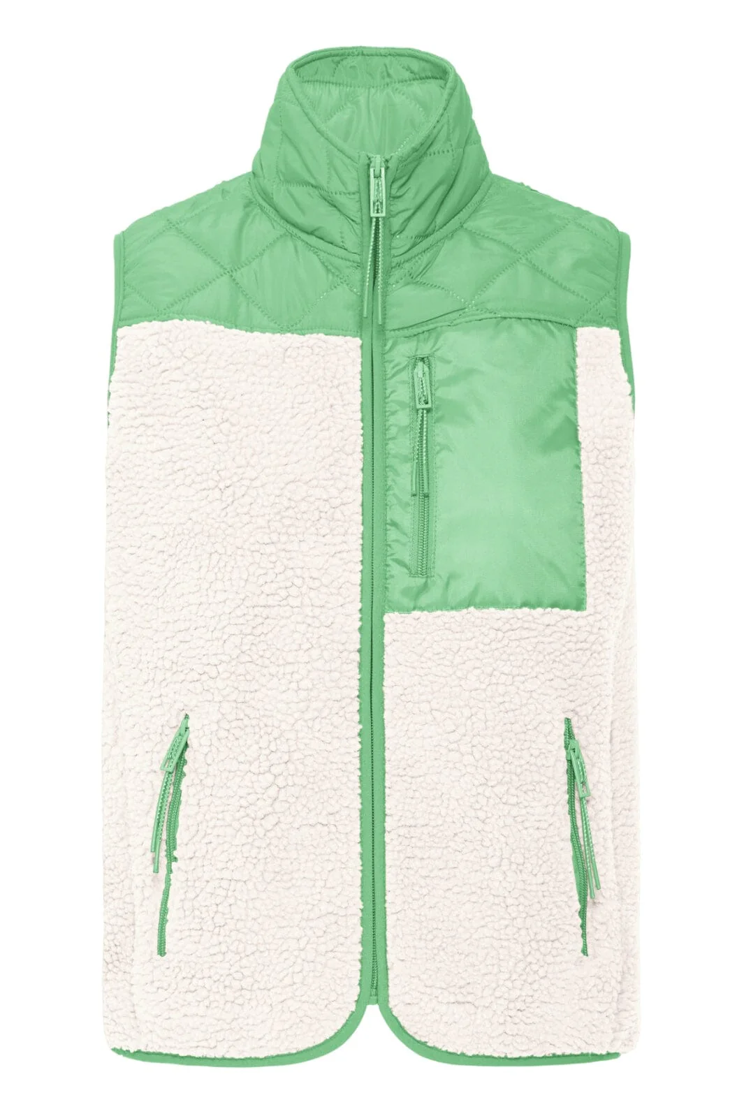 The Jogg Concept Jcberri Waistcoat 6 202281 fern green mix