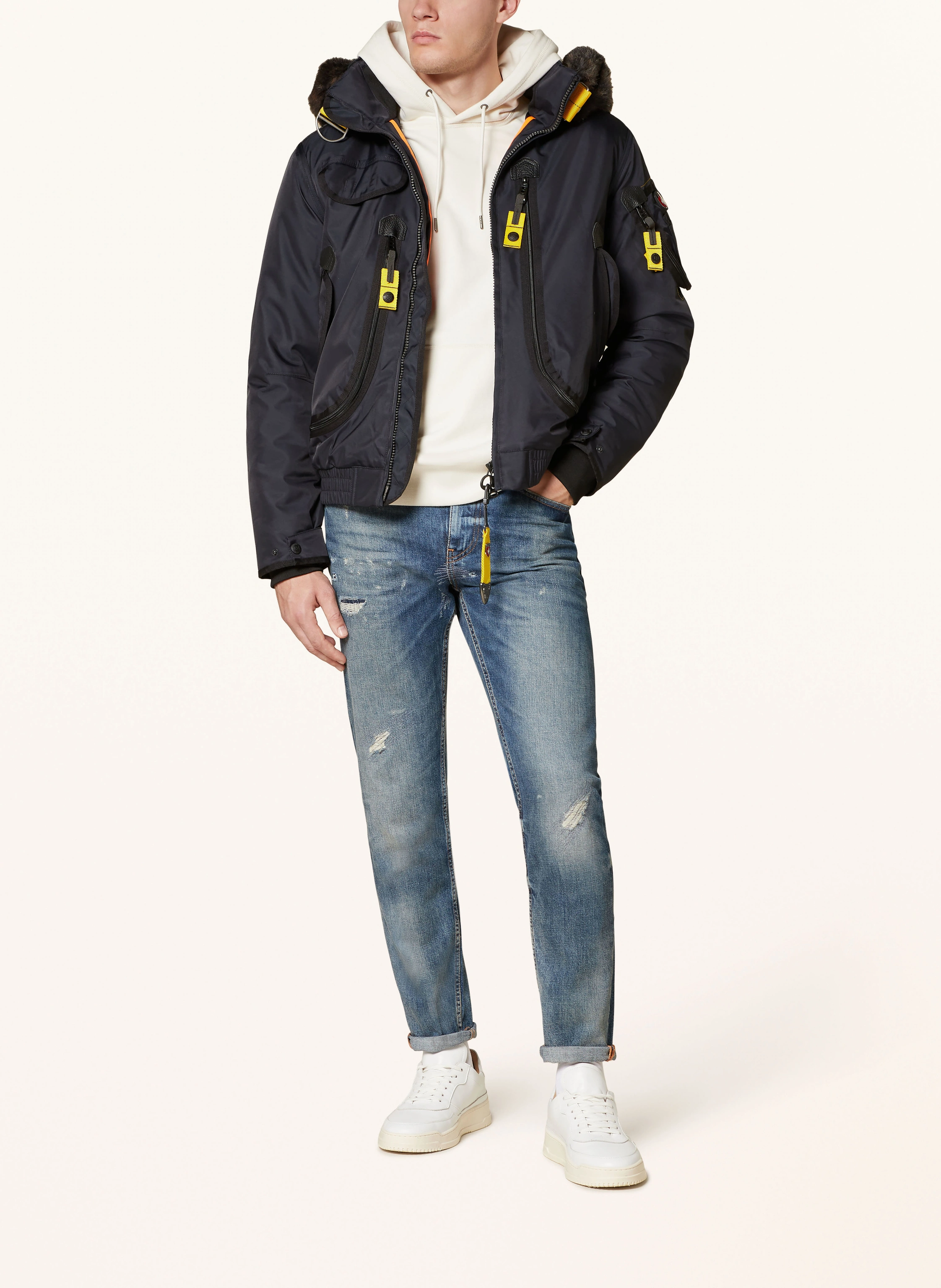 WELLENSTEYN Blouson RESCUE mit abnehmbarem Kunstpelz