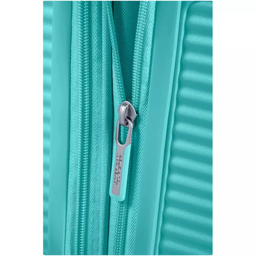 American Tourister Soundbox - 4-Rollen-Kabinentrolley S 55 cm erw. poolside blue