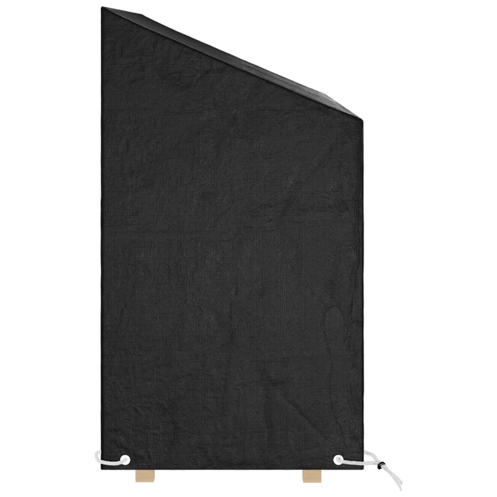 Housse de banc de jardin 8 œillets 130x70x70/88 cm polyéthylène