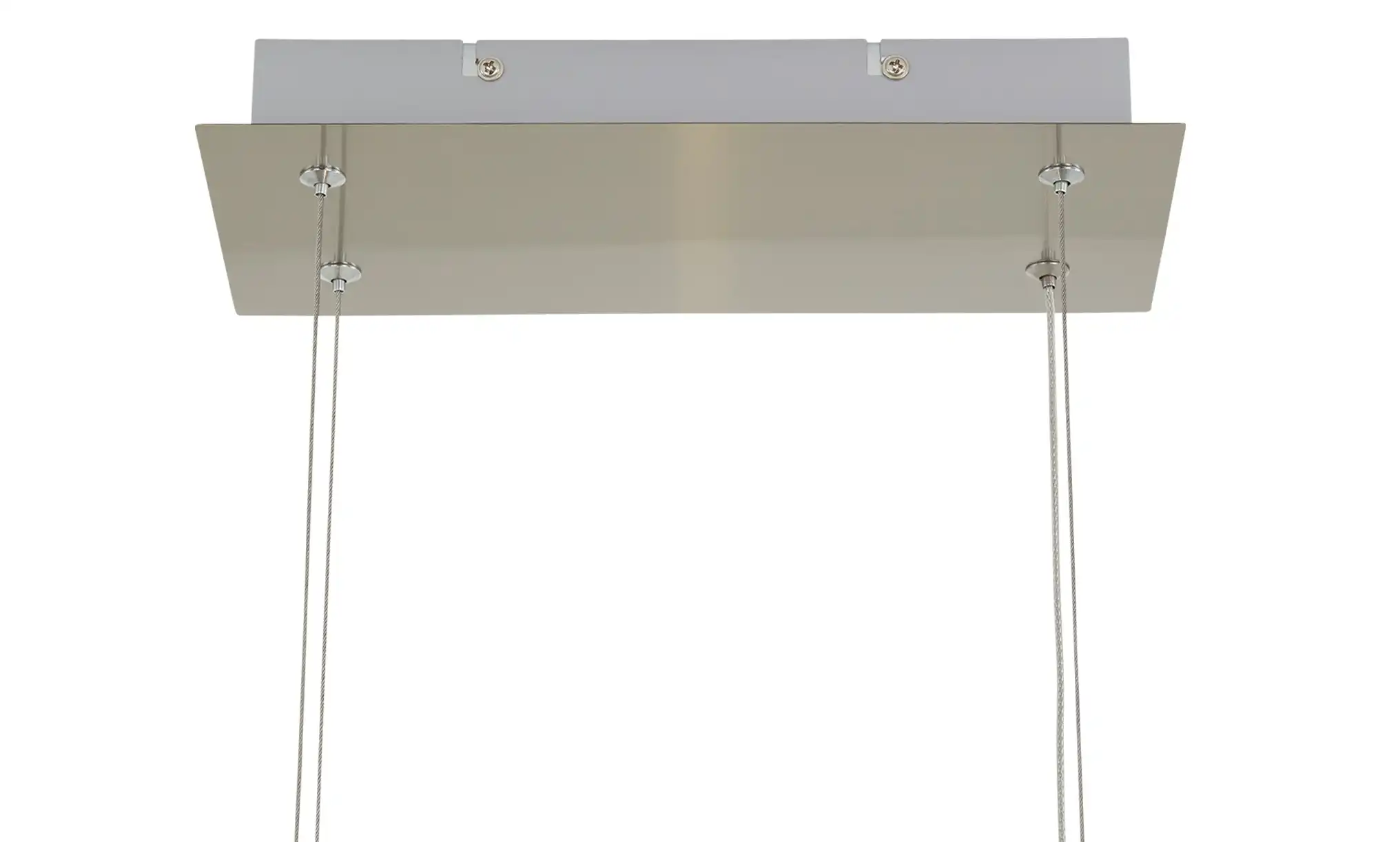 Trio LED-Pendelleuchte, Nickel matt, ´geometrisch`