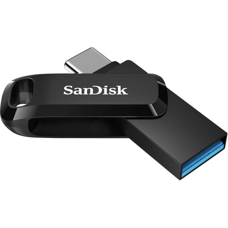 SanDisk Ultra Dual Drive Go lecteur USB flash 512 Go USB Type-A / USB Type-C 3.2 Gen 1 (3.1 Gen 1) Noir