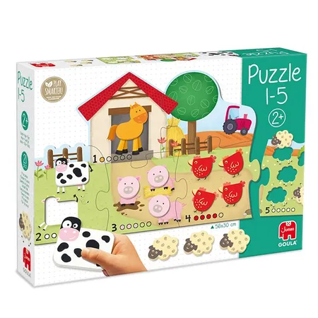 Jumbo Spiele GOULA Puzzle 1-5, 15 Teile