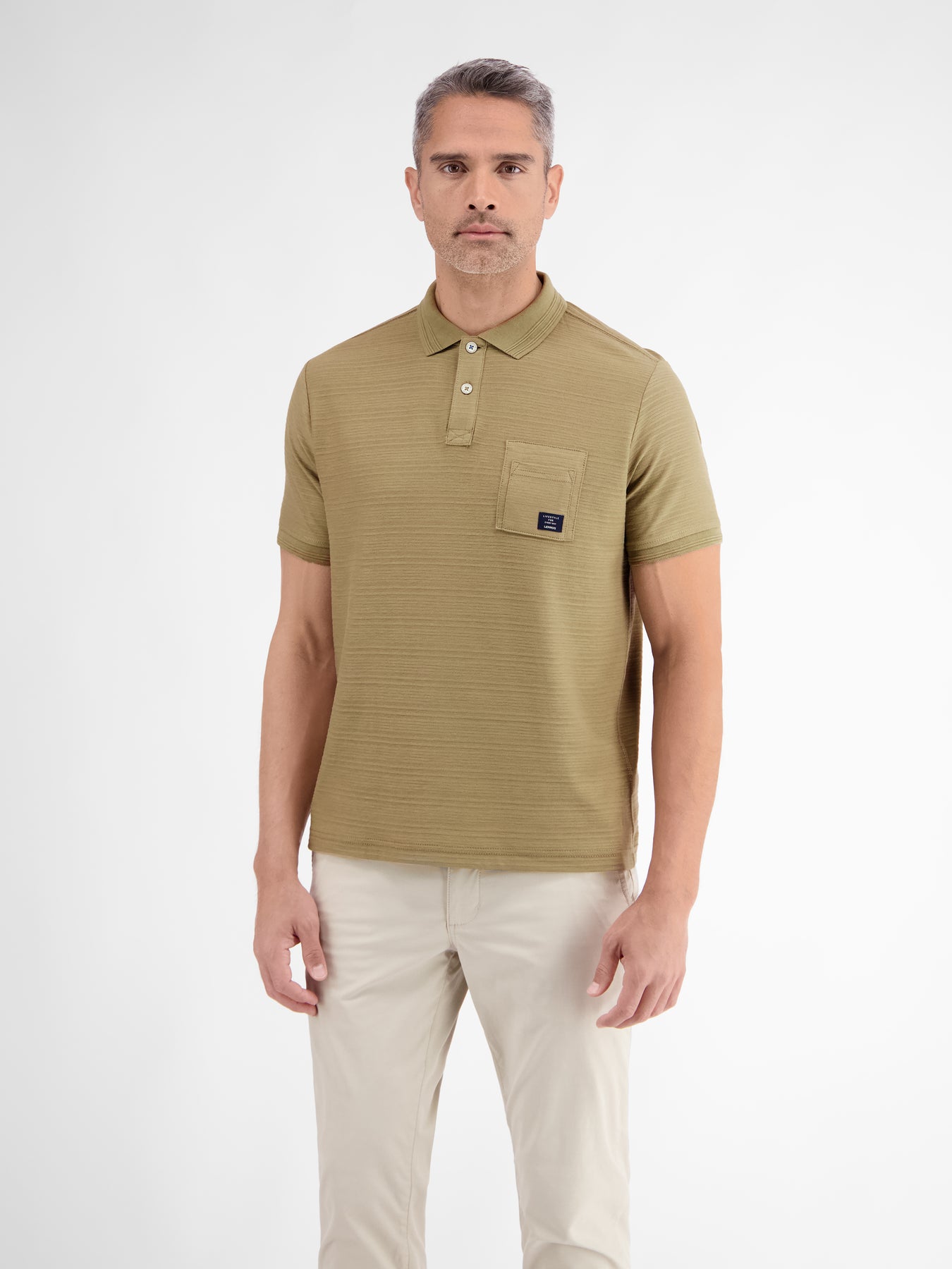 Herren Poloshirt mit aufgesetzter Brusttasche
